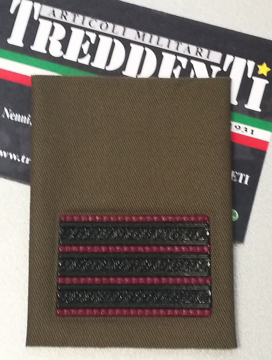 Grado tubolare per Primo Maresciallo Esercito Italiano EI.