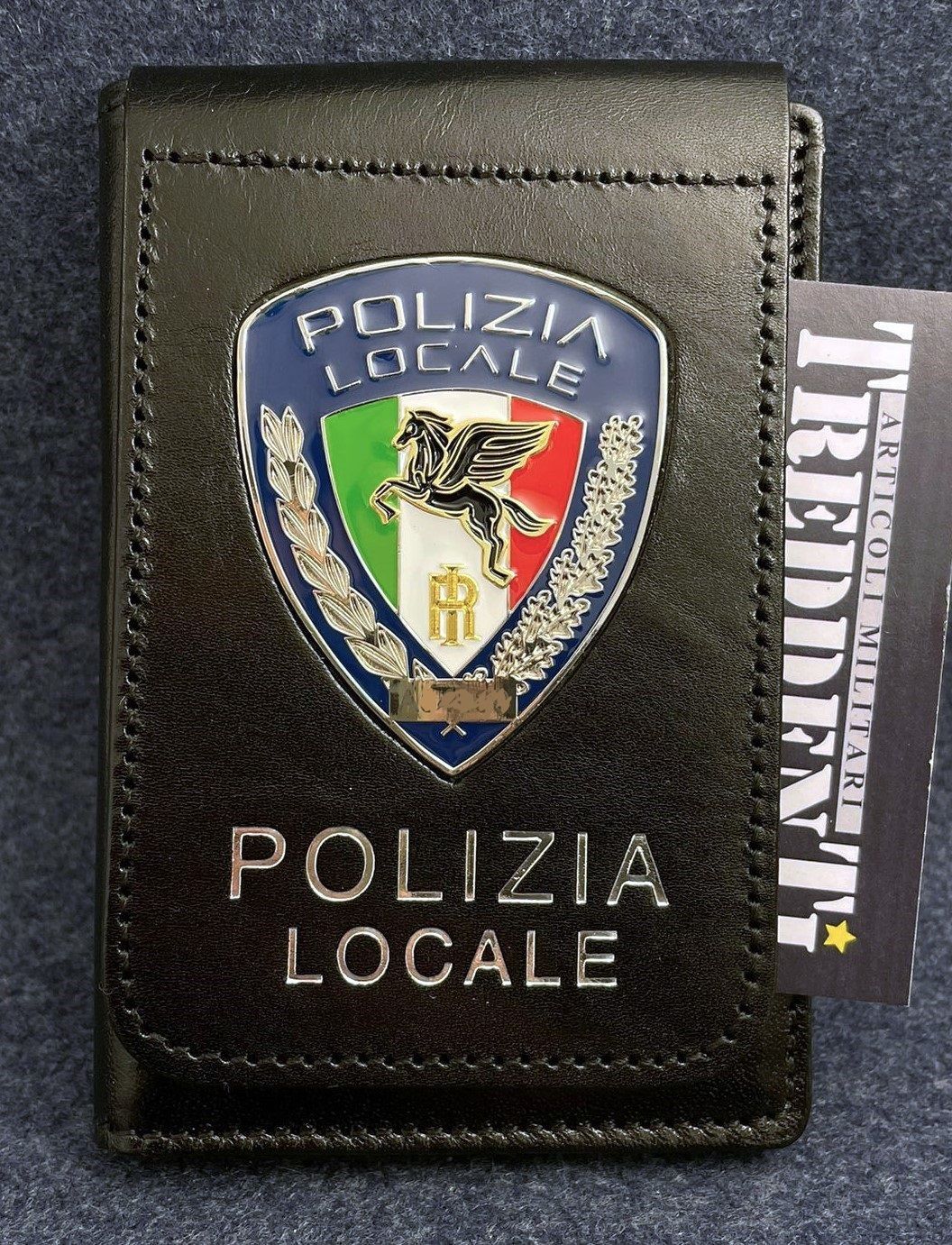 Portafoglio in pelle Polizia Locale Ascot 600