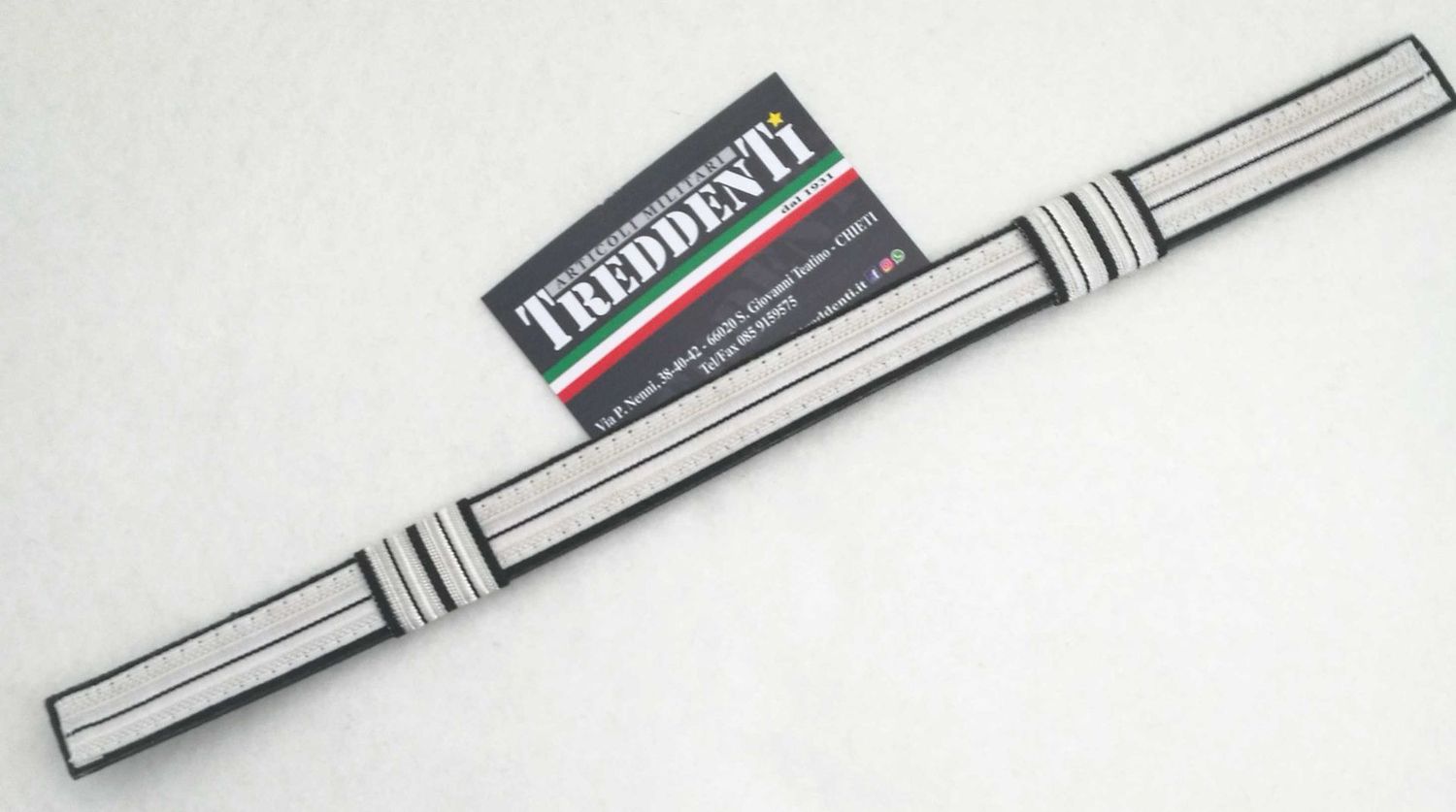 Soggolo per berretto da Maresciallo Ordinario Carabinieri