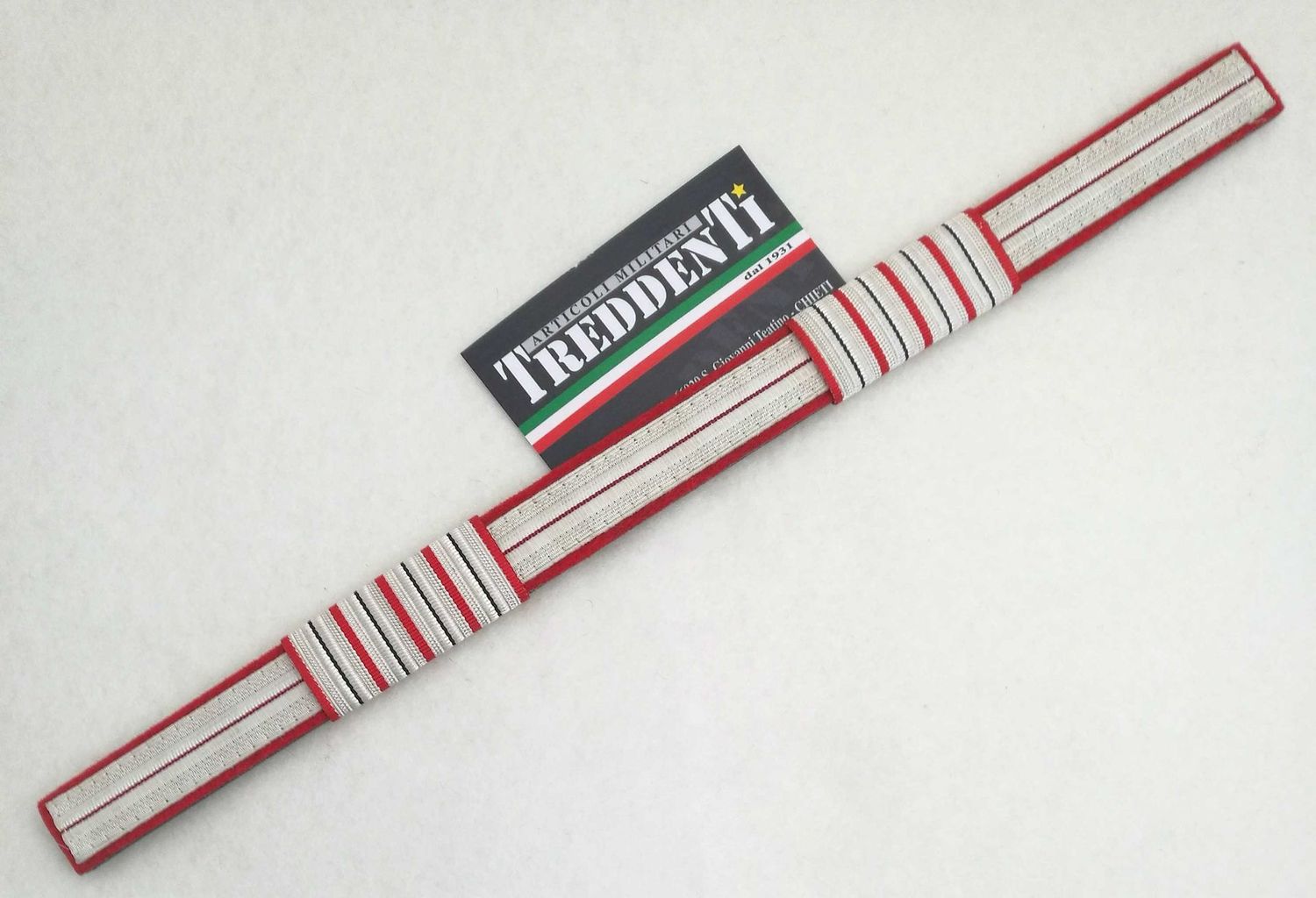 Soggolo per berretto da Luogotenente C.S. dei Carabinieri