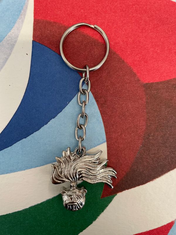 Portachiavi fiamma Carabinieri Argento