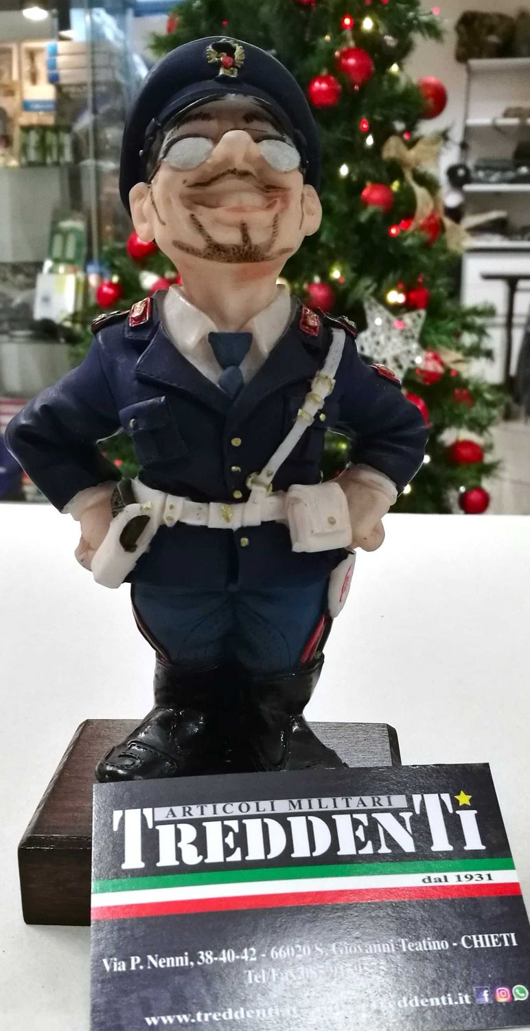 Statuina Statua Caricatura Poliziotto
