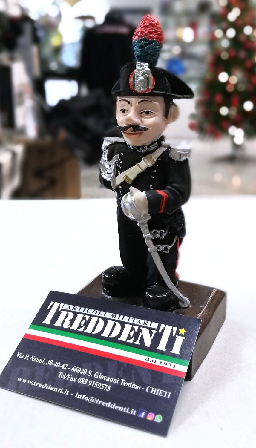 Statuina Statua Caricatura Carabiniere