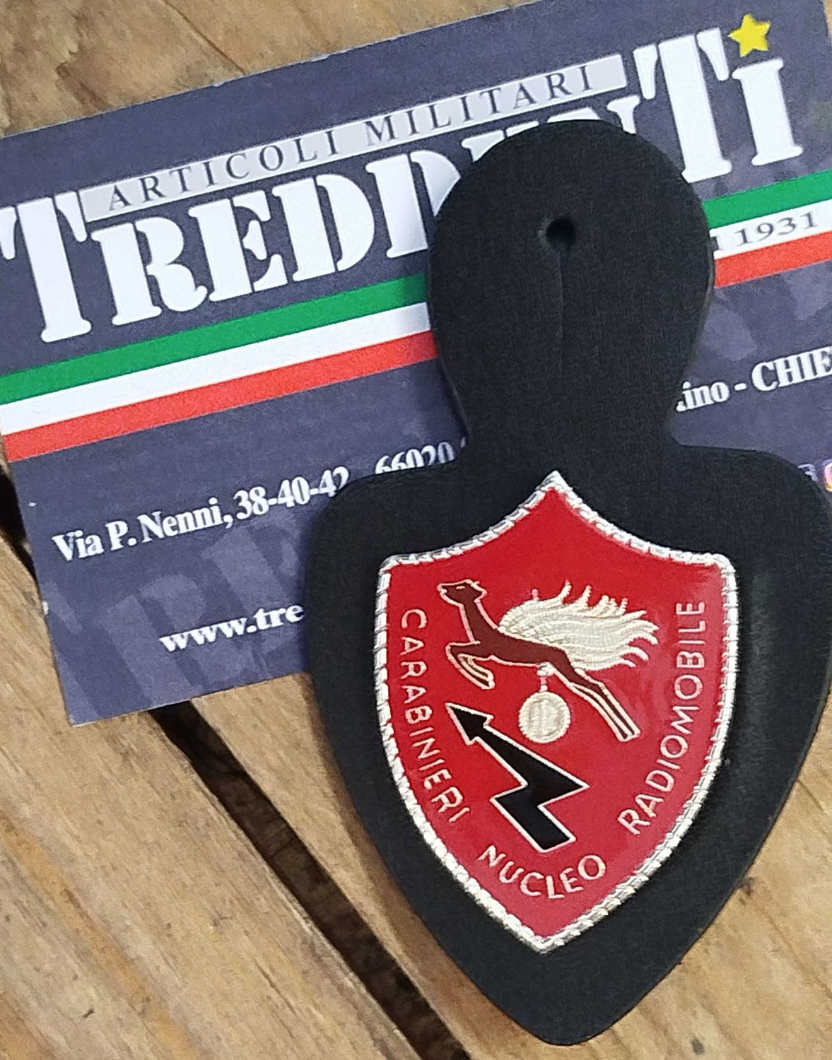 Spilla Pendif Distintivo Carabinieri Nucleo Radiomobile