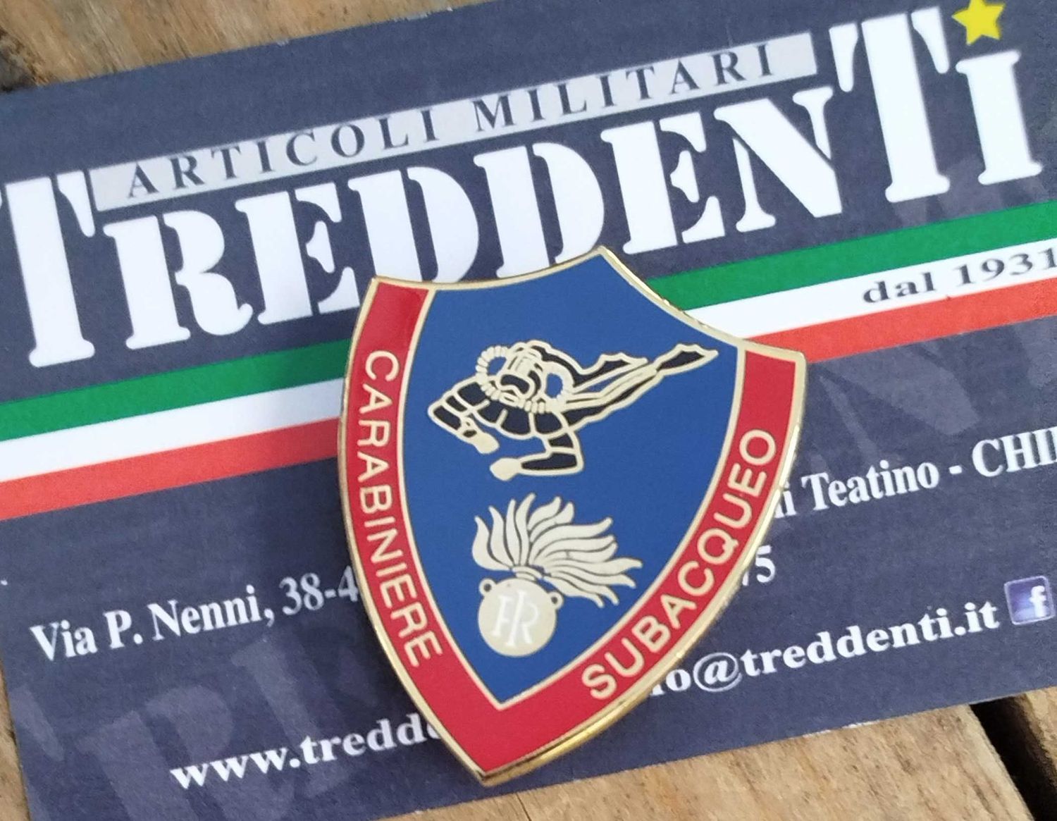 Spilla Distintivo Carabinieri Subacqueo