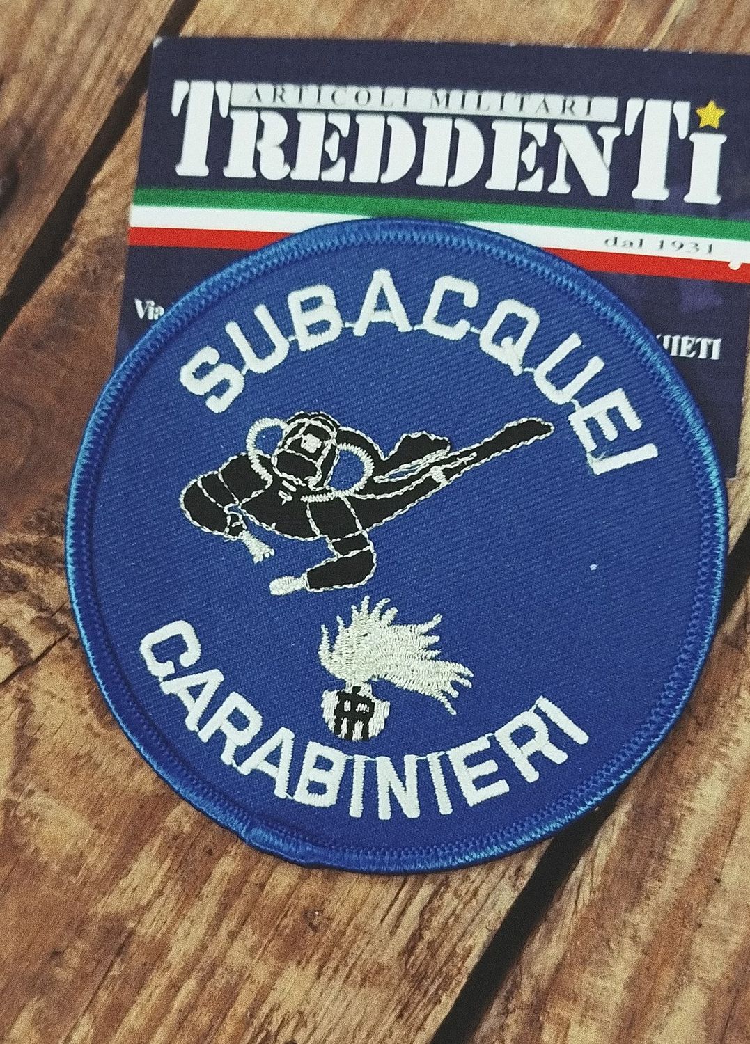 Scudetto Toppa Patch Ricamata Carabinieri Subacquei