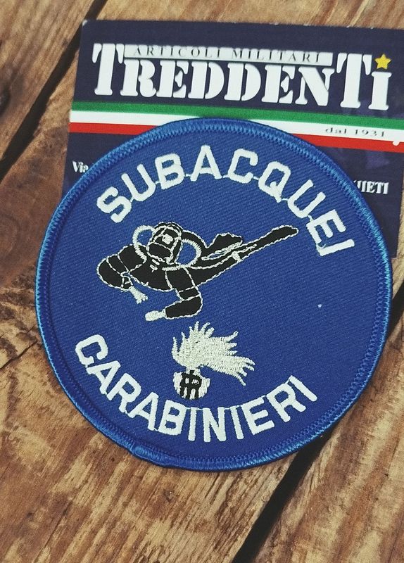 Scudetto Toppa Patch Ricamata Carabinieri Subacquei