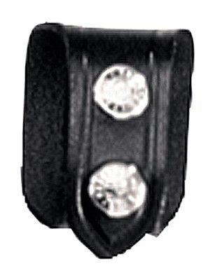 Distanziale in pelle doppia asola con doppio bottone 1V01