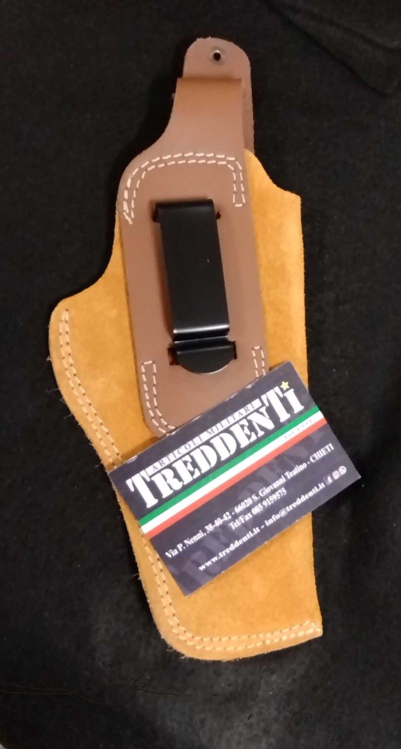 Fondina in pelle scamosciata da cintura Vega Holster ID320