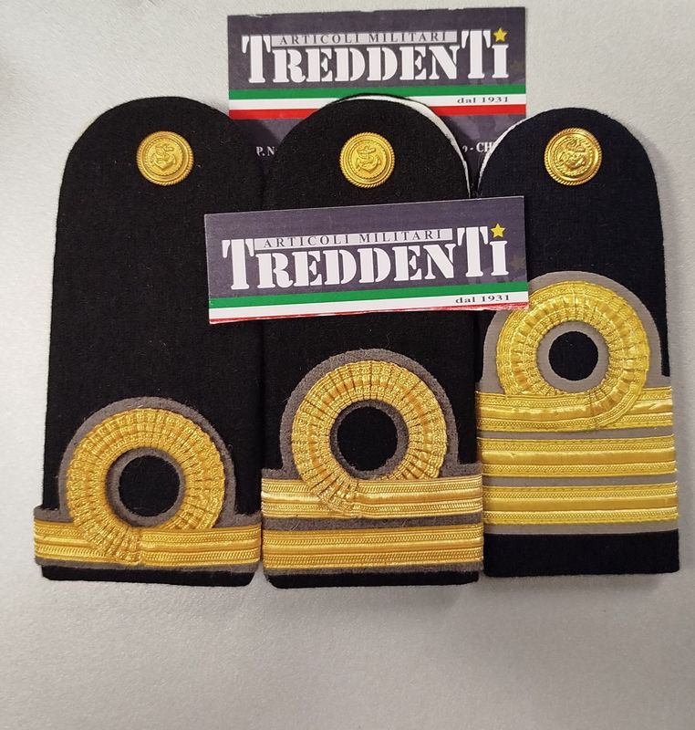 Spalline S.E.B./G.U.E. Ufficiali Inferiori Marina Militare Capitanerie