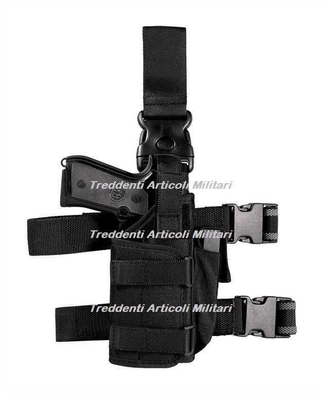 FONDINA COSCIALE TATTICA PER ARMI CON TORCE O PUNTATORI LASER Vega Holster PA280