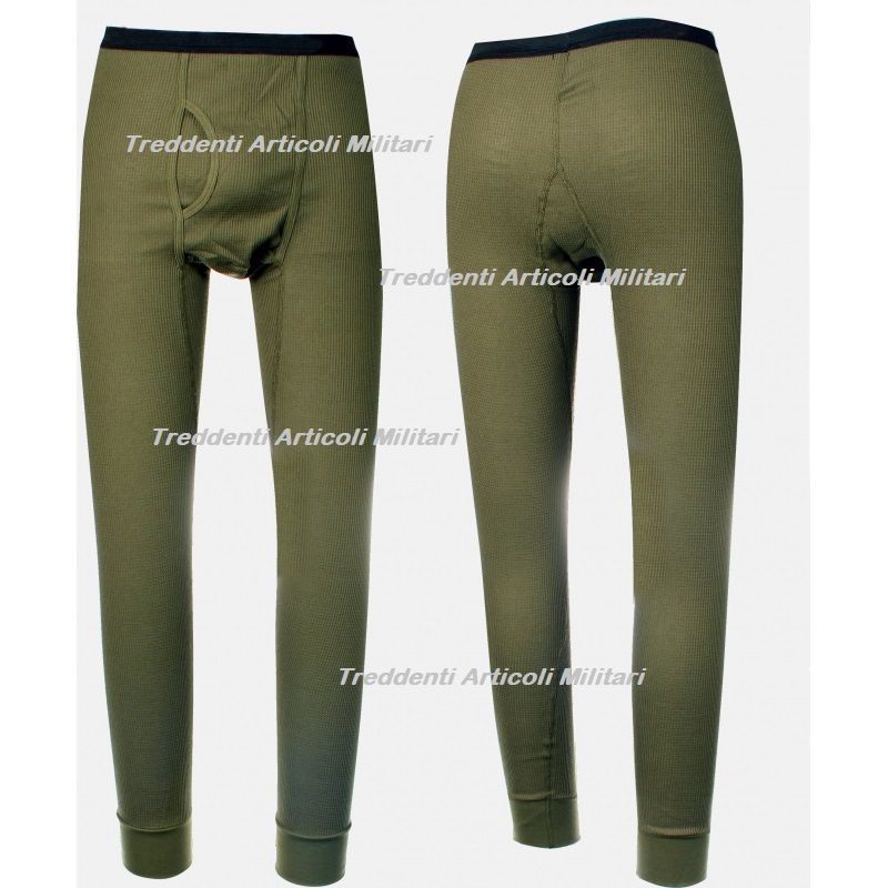Pantaloni termici verdi