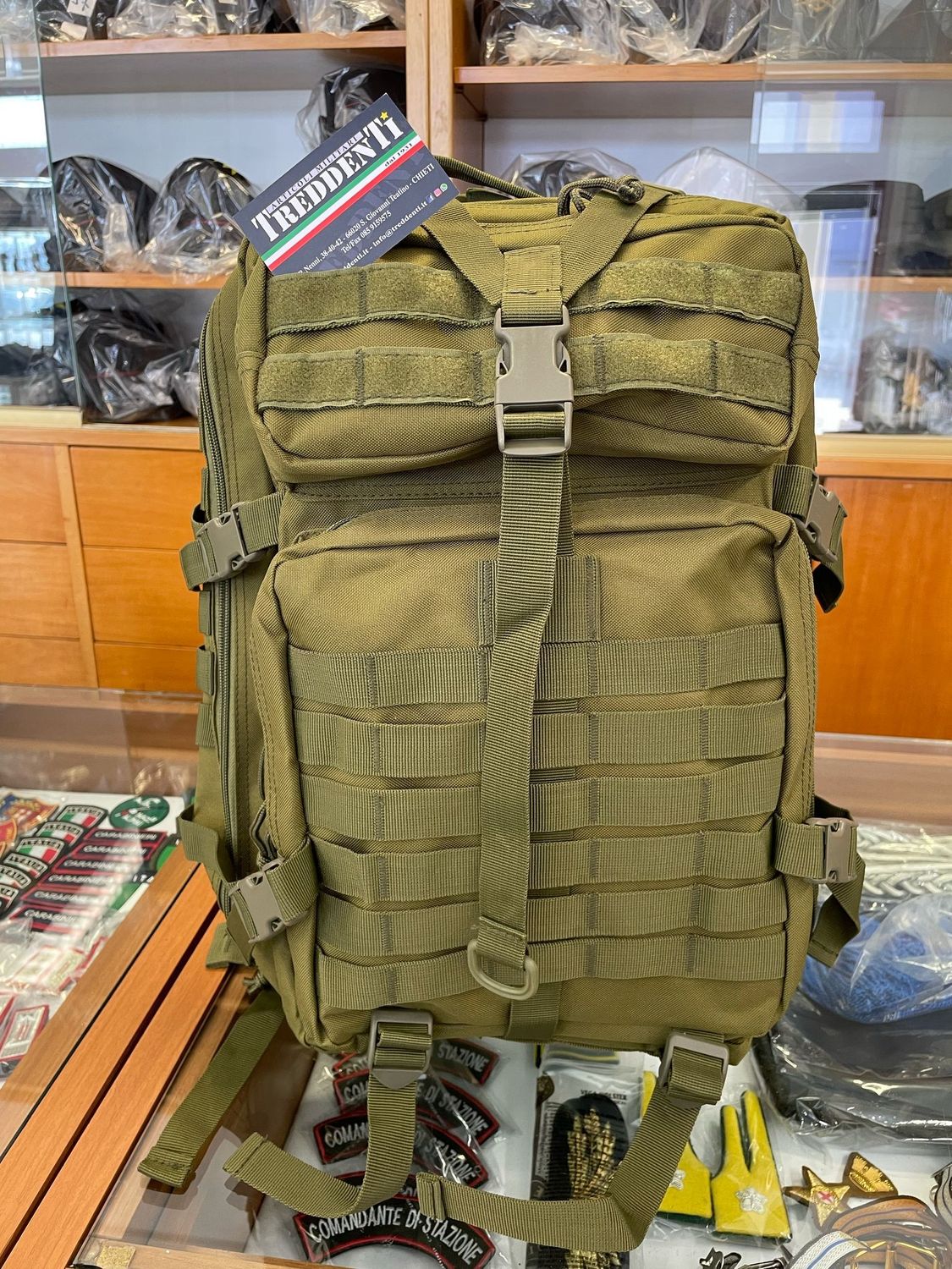 Zaino verde oliva 50LT
