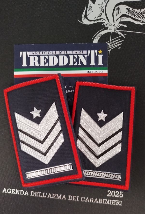 Tubolari Plastificati blu Brigadiere Capo QS