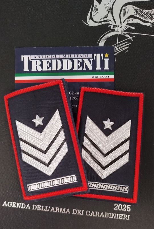 Tubolari Plastificati blu Brigadiere Capo QS