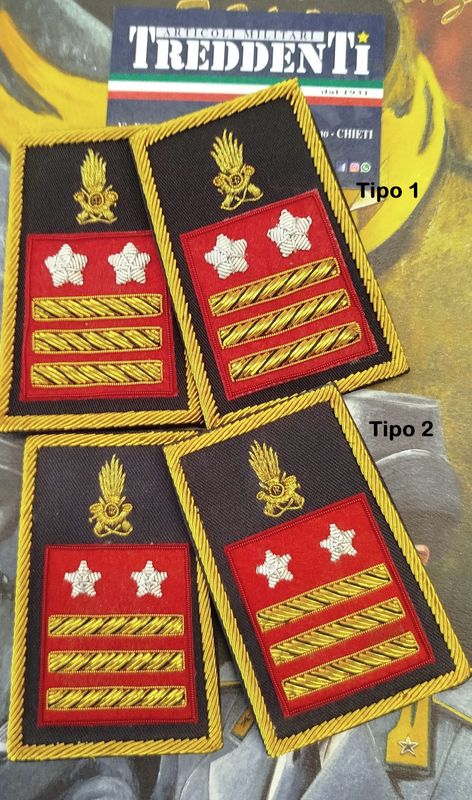 Tubolari Ricamati Luogotenente CS GdF