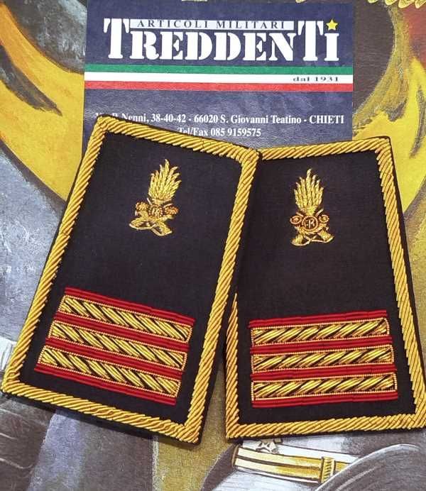 Tubolari Ricamati Maresciallo Aiutante GdF Tubolari Ricamati Maresciallo Aiutante GdF