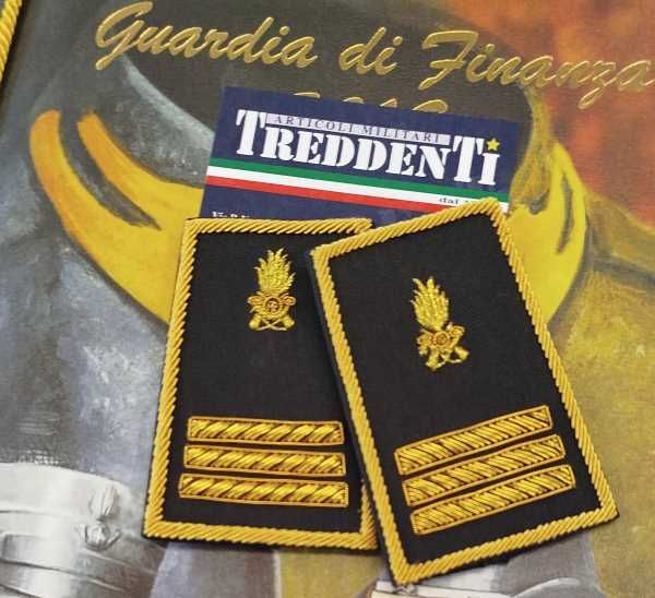 Tubolari Ricamati Maresciallo Capo GdF