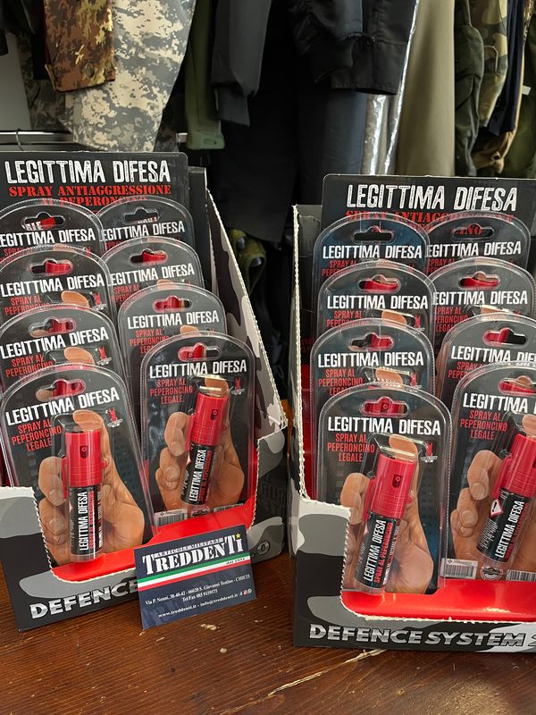 Spray antiaggressione al peperoncino