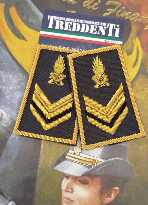 Tubolari Ricamati Vice Brigadiere GdF