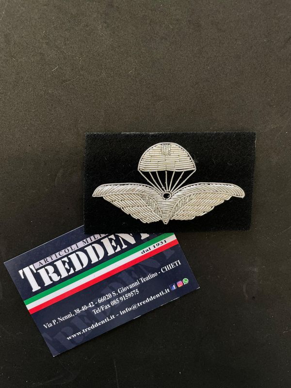 Brevetto Paracadutista Civile Ricamato a mano