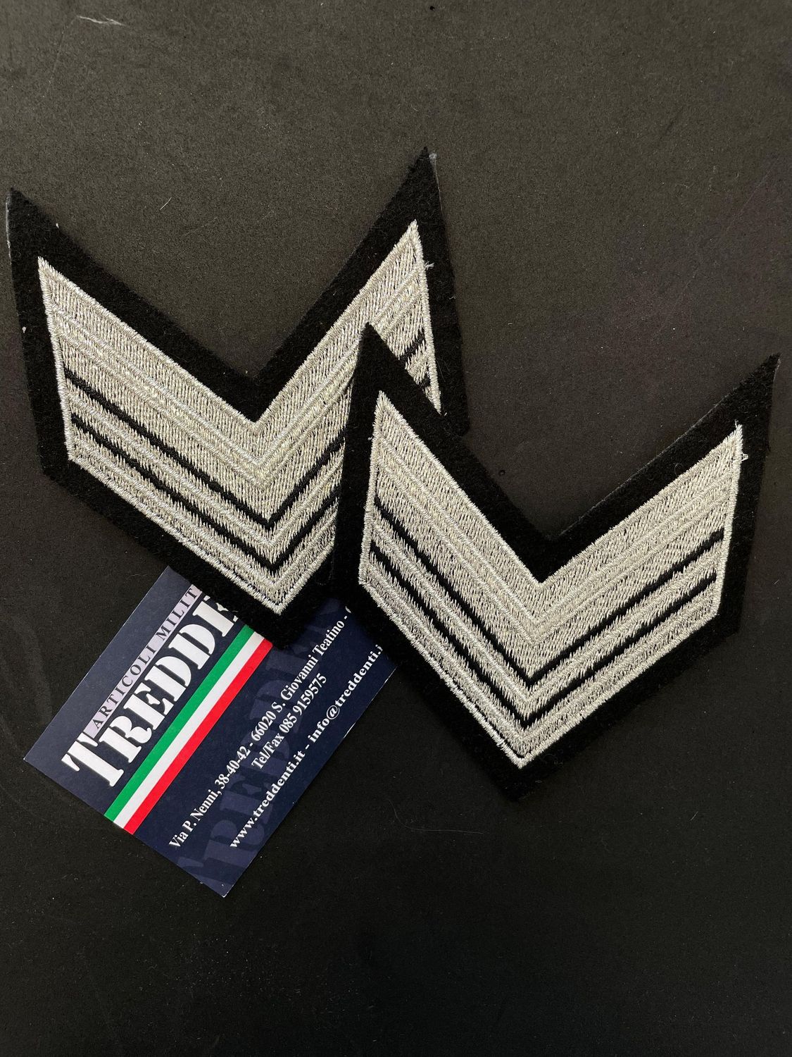 Gradi Ricamati a macchina per GALA da Brigadiere Carabiniere Gradi Ricamati a macchina per GALA da Brigadiere Carabiniere