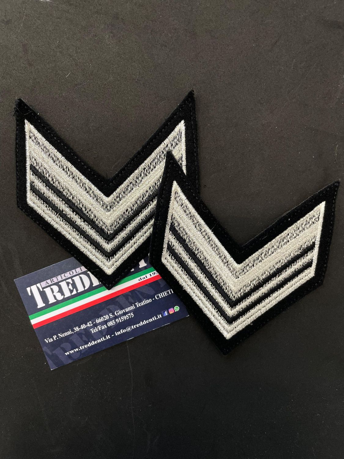 Gradi Ricamati a macchina per GALA da Brigadiere Carabiniere Gradi Ricamati a macchina per GALA da Brigadiere Carabiniere