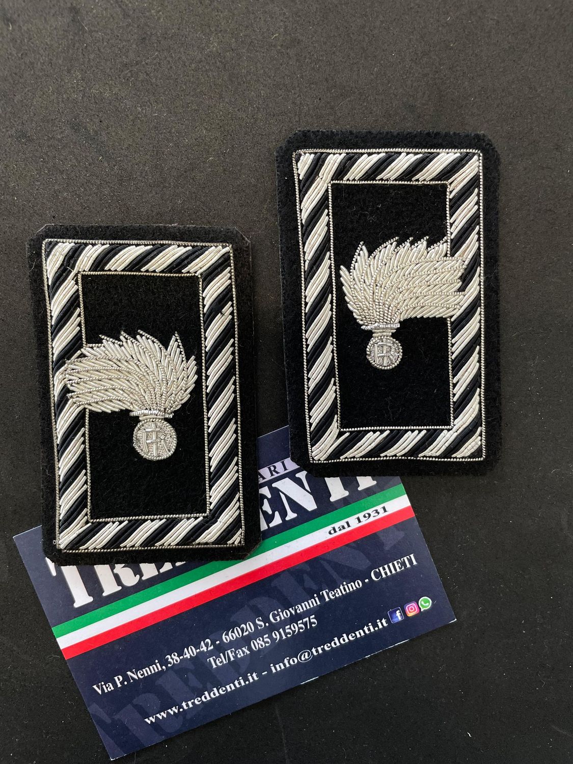 Travette da Gala Carabinieri - Appuntato e Brigadiere Travette da Gala Carabinieri - Appuntato e Brigadiere