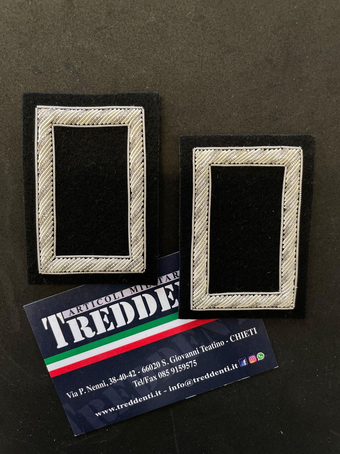 Travette da Gala Carabinieri - Ufficiale Inferiore Senza Fiamma