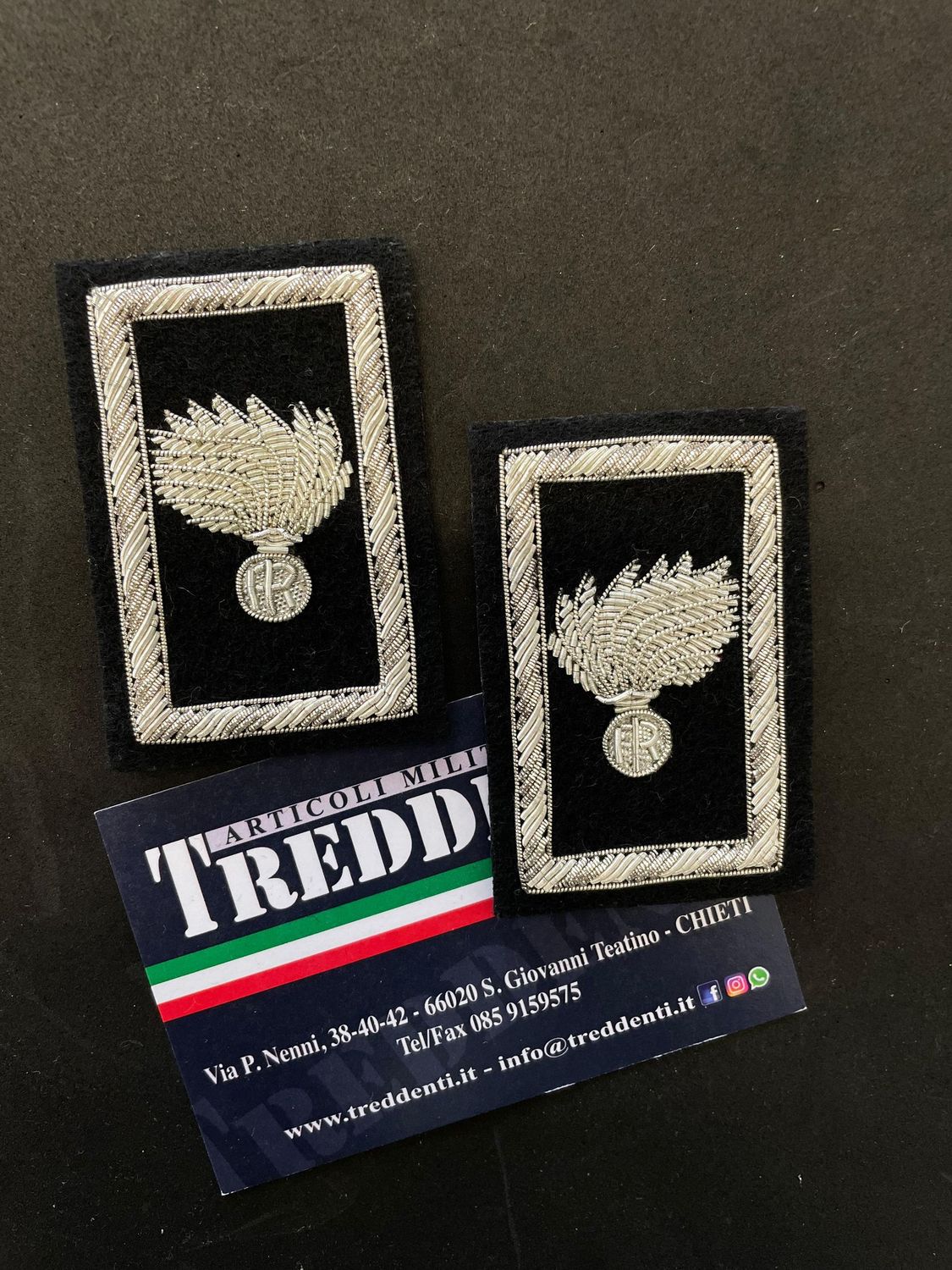 Travette da Gala Carabinieri - Sottufficiale Travette da Gala Carabinieri - Sottufficiale