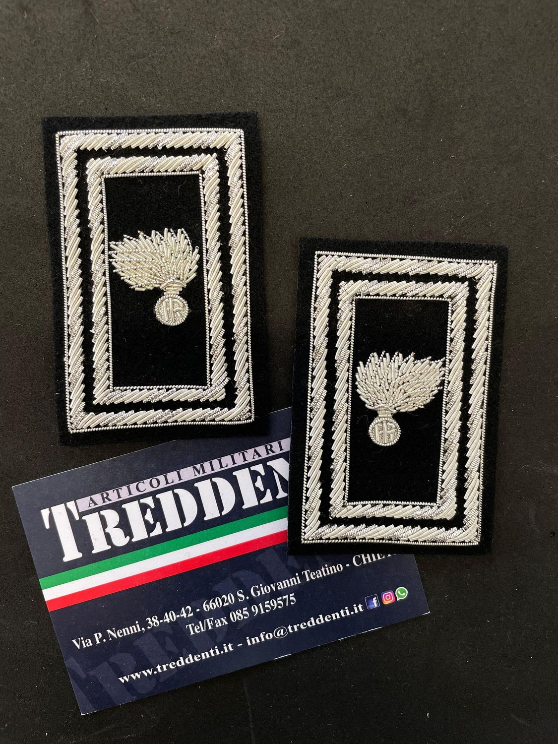Travette da Gala Carabinieri - Ufficiale Travette da Gala Carabinieri - Ufficiale