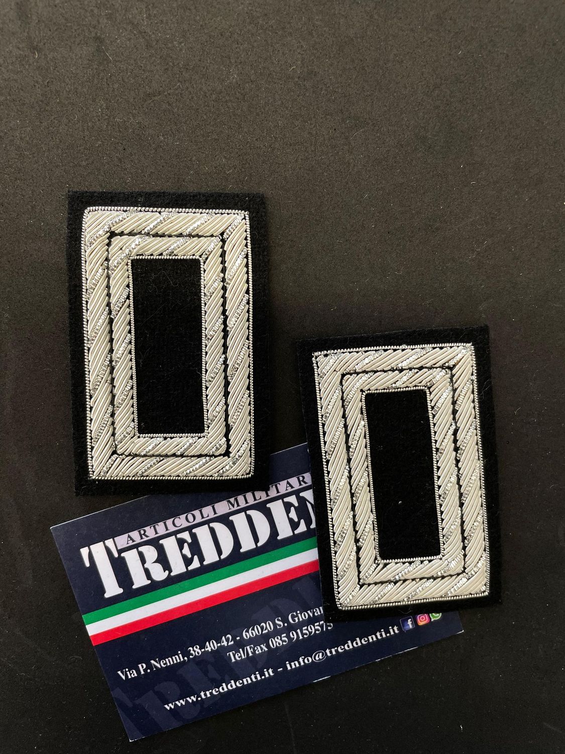 Travette da Gala Carabinieri - Ufficiale Superiore Senza Fiamma