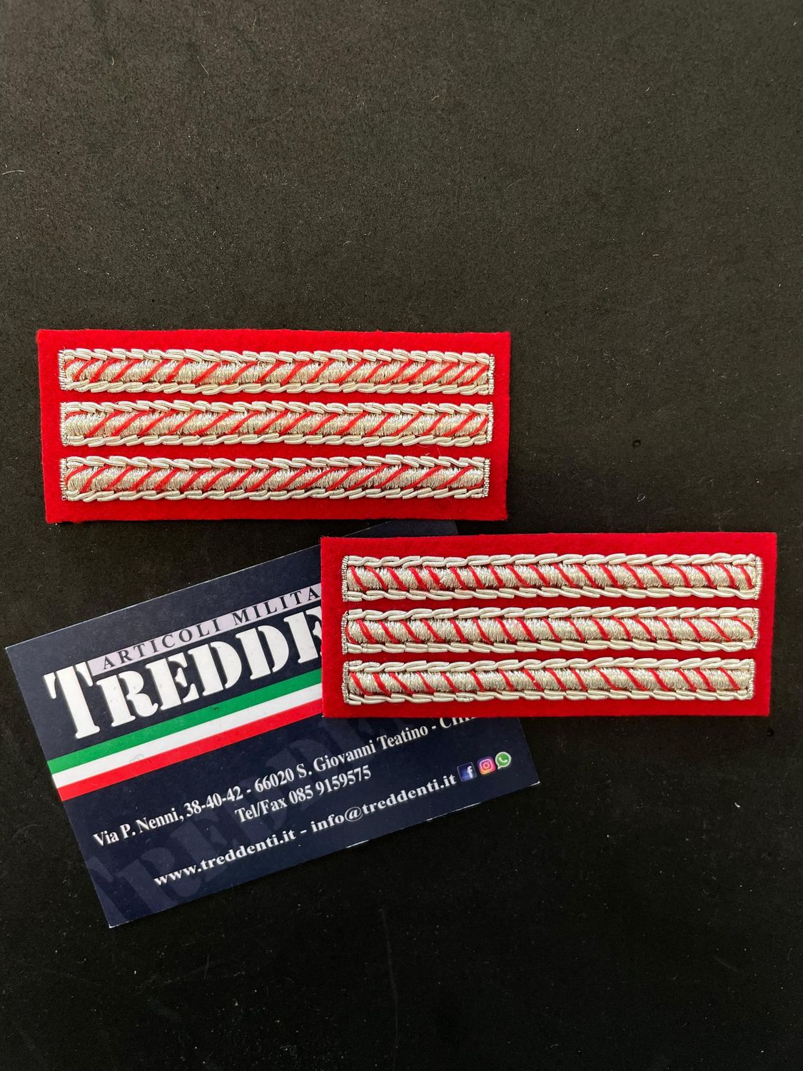 Gradi Giacca di Gala Carabinieri Maresciallo Maggiore