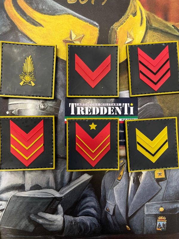 Gradi velcro gommati Guardia di Finanza