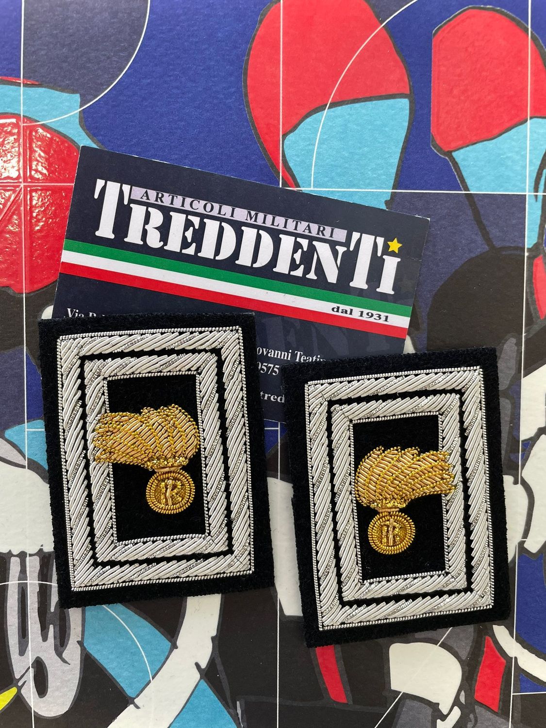 Travette da Gala Carabinieri - Ufficiale Superiore Travette da Gala Carabinieri - Ufficiale Superiore