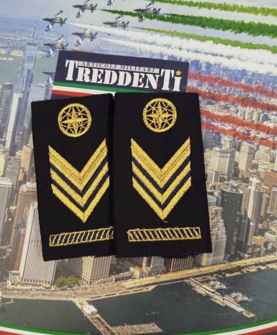 Tubolari Ricamati Sergente Maggiore Capo Cat. Supporto A.M. Tubolari Ricamati Sergente Maggiore Capo Cat. Supporto A.M.