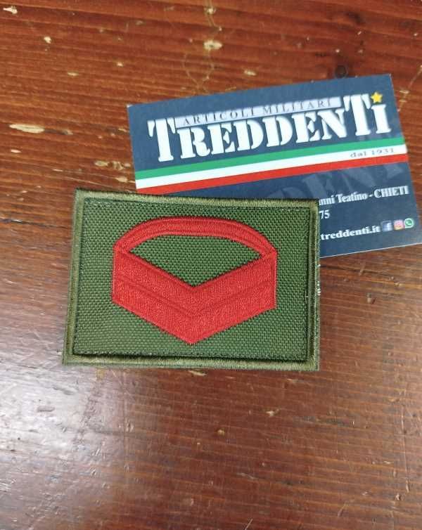 Grado Velcro Graduato Esercito Italiano alta o bassa visibilità