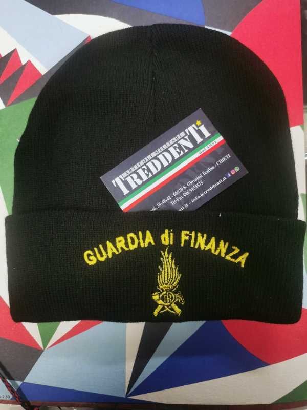 Zuccotto tipo lana GdF nero Zuccotto tipo lana GdF nero