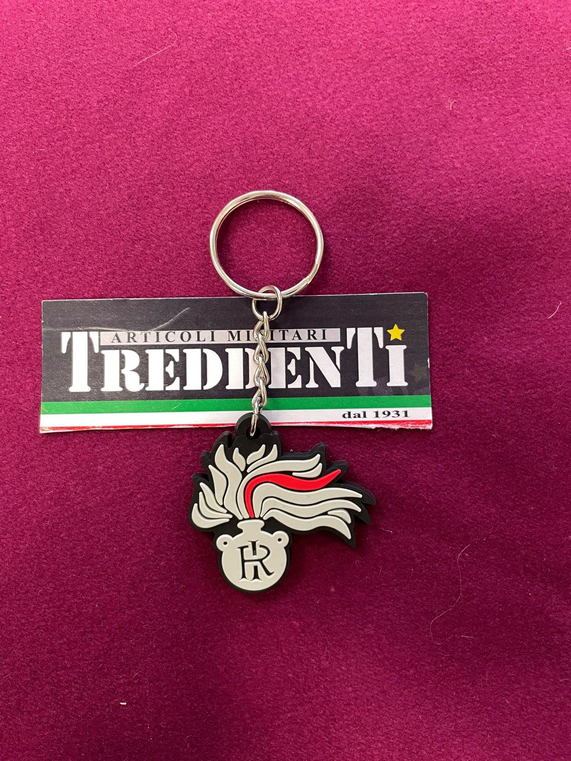 Portachiavi Carabinieri in gomma.