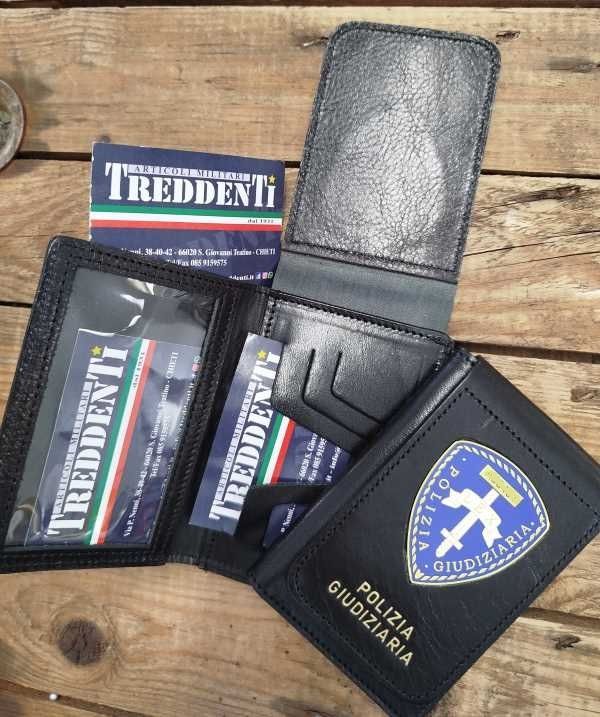 Portafoglio in pelle Polizia Giudiziaria Ascot Portafoglio in pelle Polizia Giudiziaria Ascot