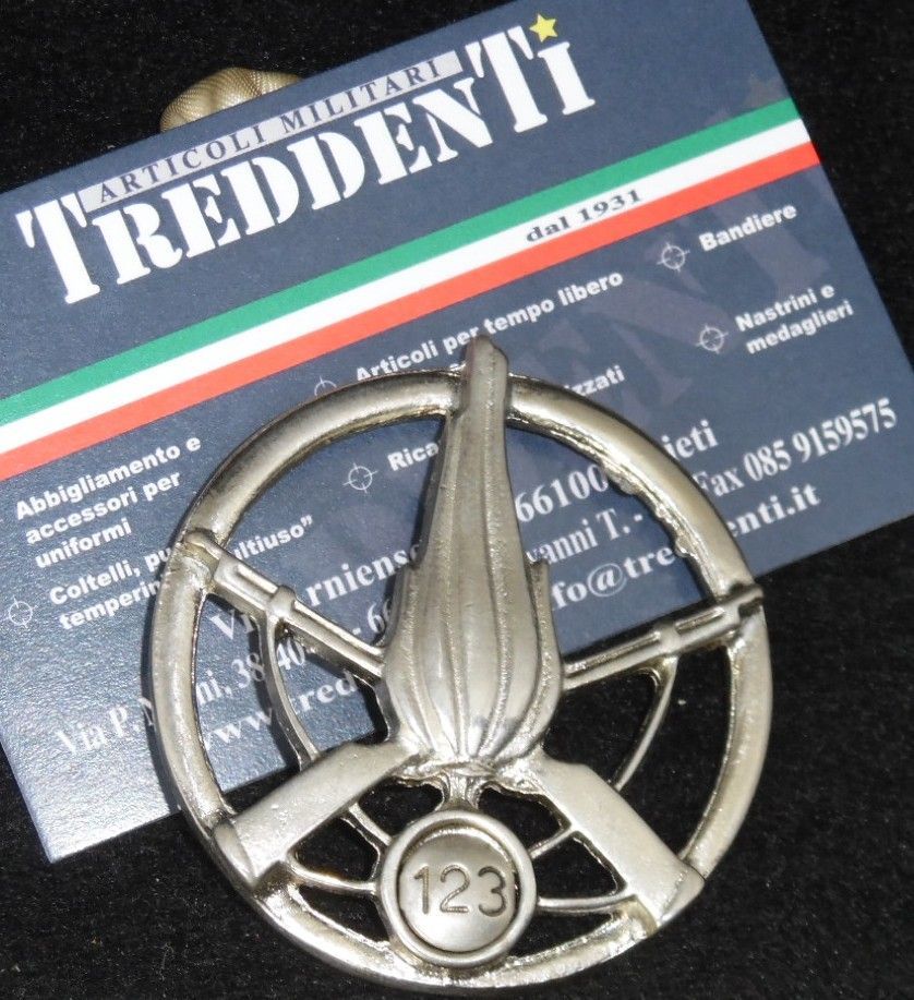 Fregio basco fanteria 123RGT