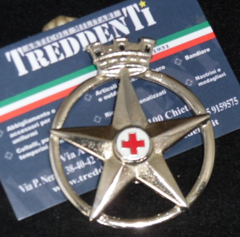 Fregio basco Croce Rossa Militare