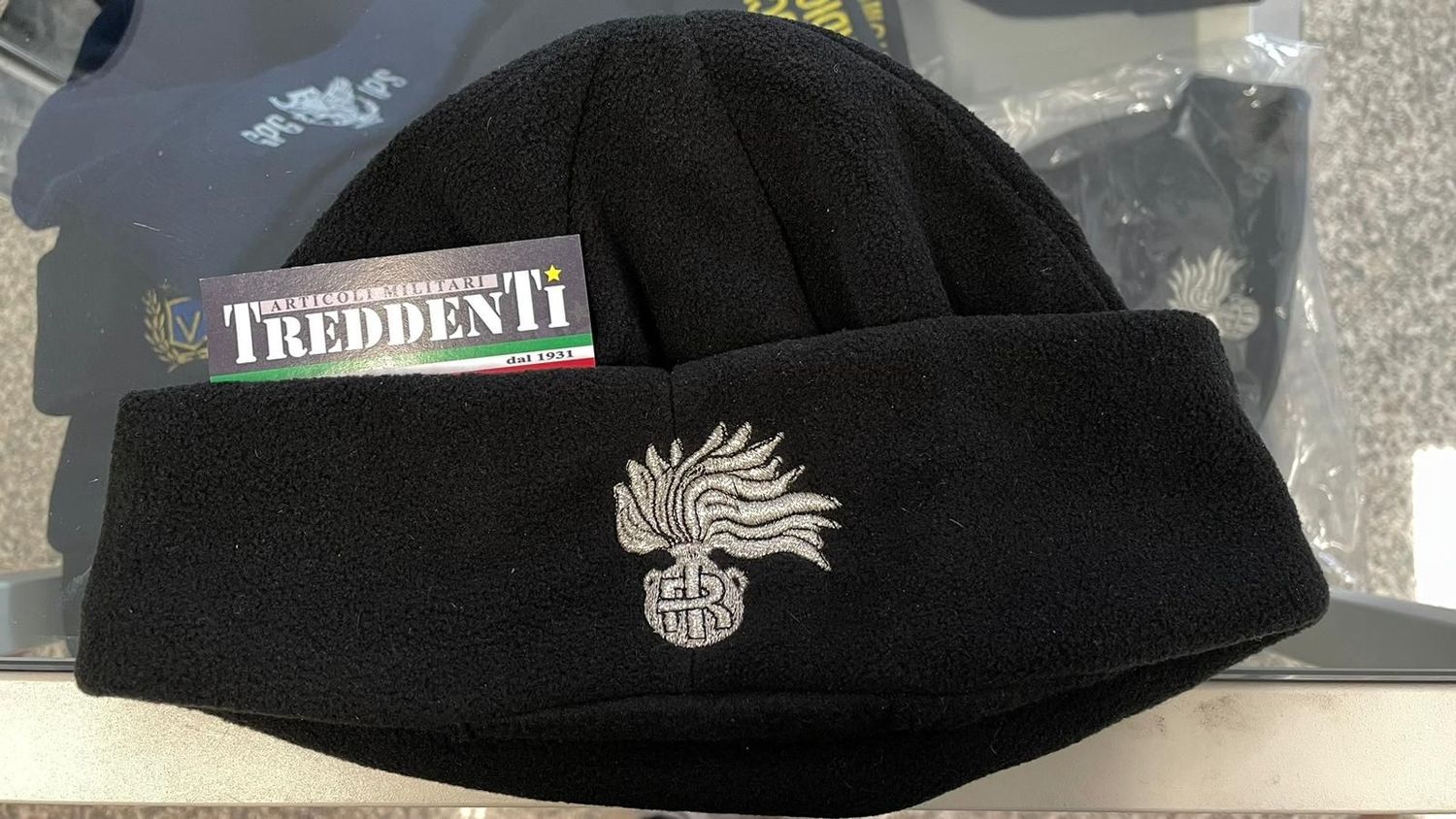 Papalina Cappello Zuccotto Carabinieri in pile