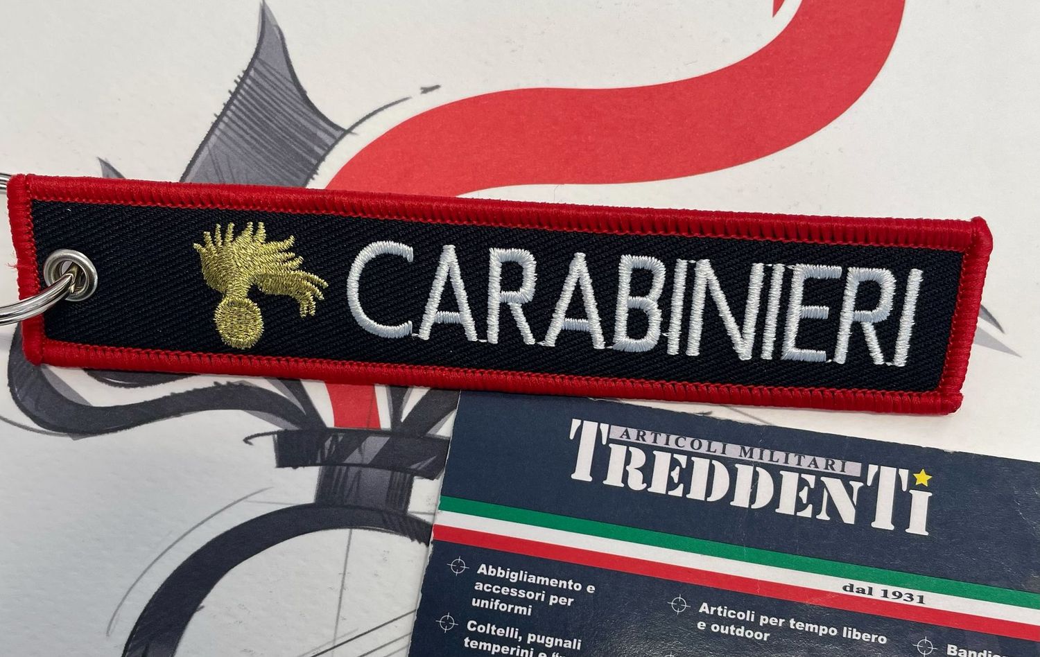 Portachiavi Carabinieri "Nei secoli fedele"