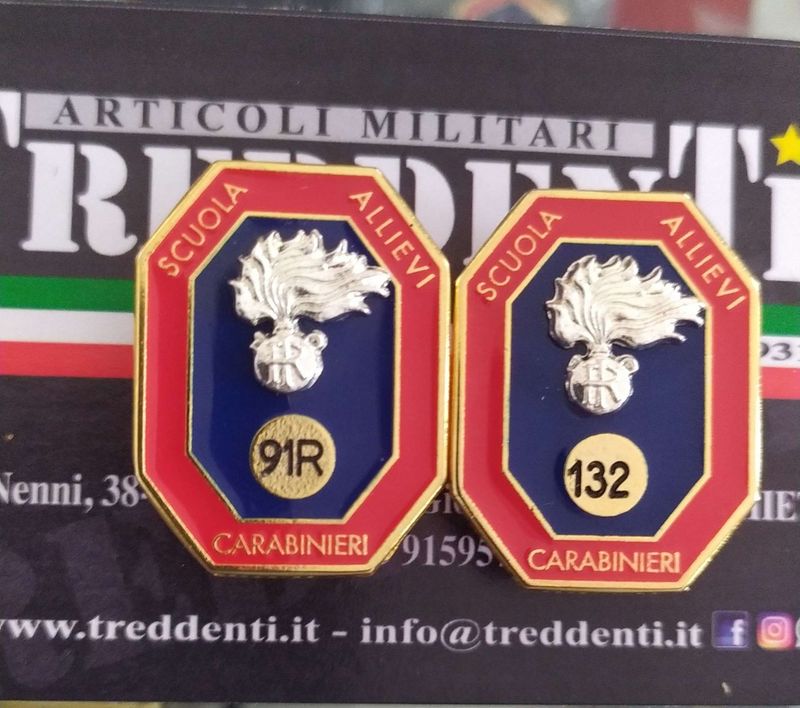 Distintivo Spilla Ricordo Corso Scuola Allievi Carabinieri personalizzabile