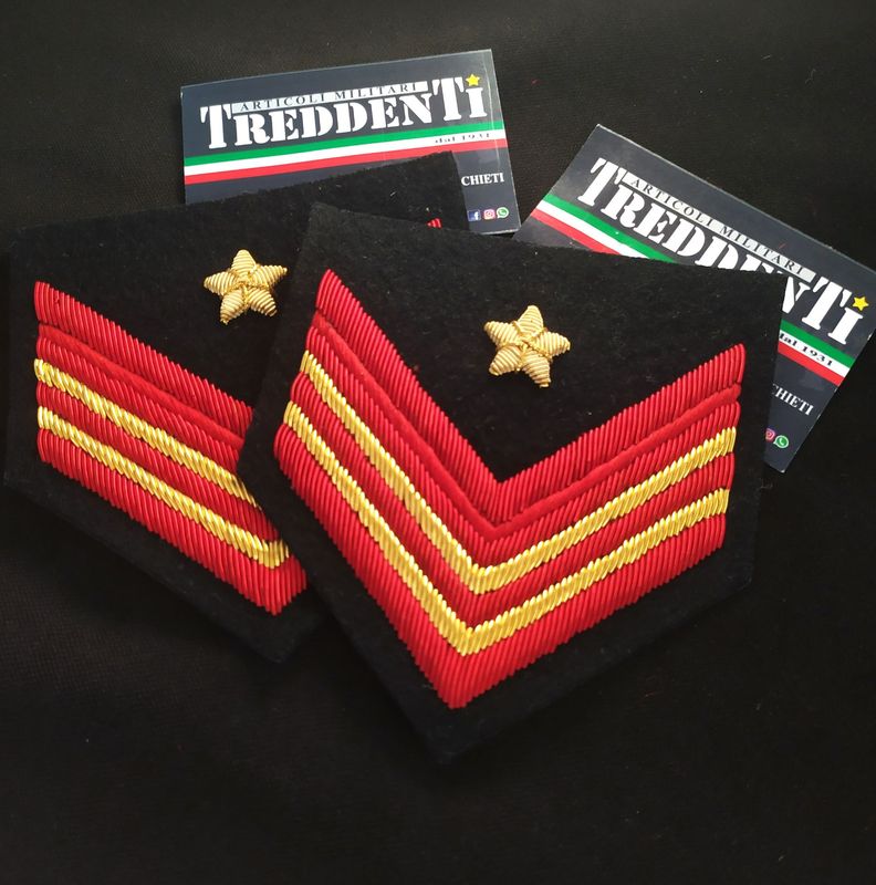 Gradi Ricamati per GUS da Appuntato Scelto Qualifica Speciale Carabiniere