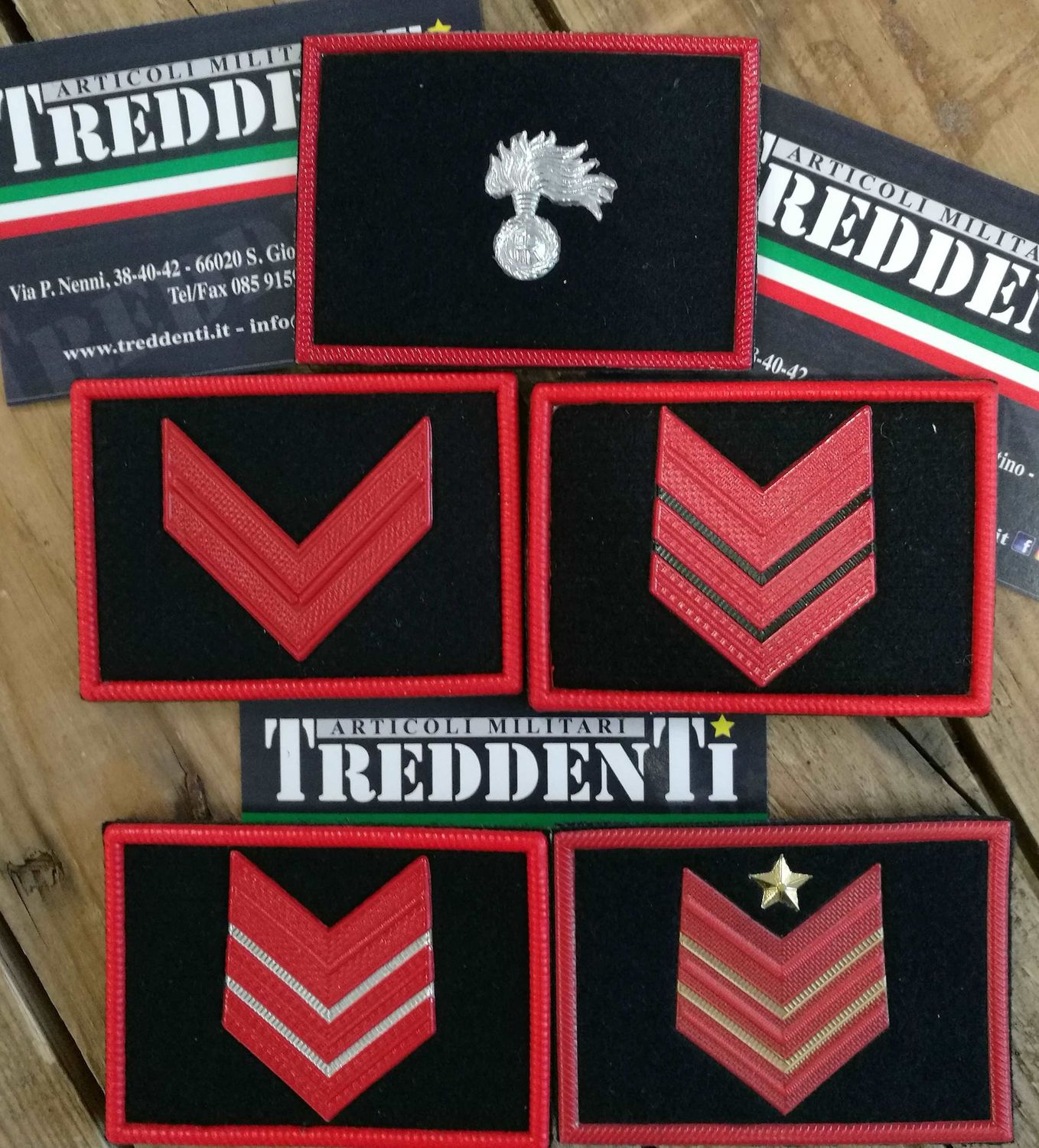 Grado velcro per tuta OP per Carabinieri e Appuntati