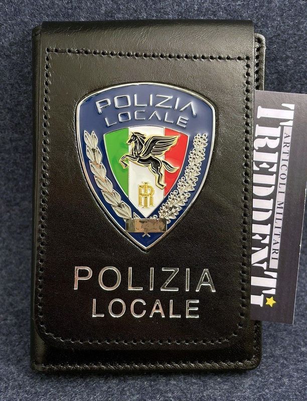 Portafoglio in pelle Polizia Locale Ascot 600