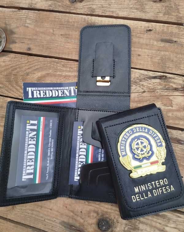 Portafoglio in pelle Ministero della Difesa Ascot 600 blu