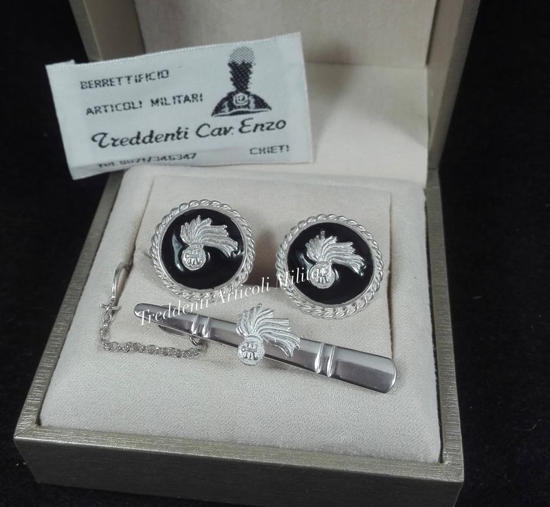 Gemelli Carabinieri in argento 925